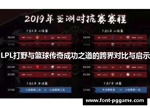 LPL打野与篮球传奇成功之道的跨界对比与启示